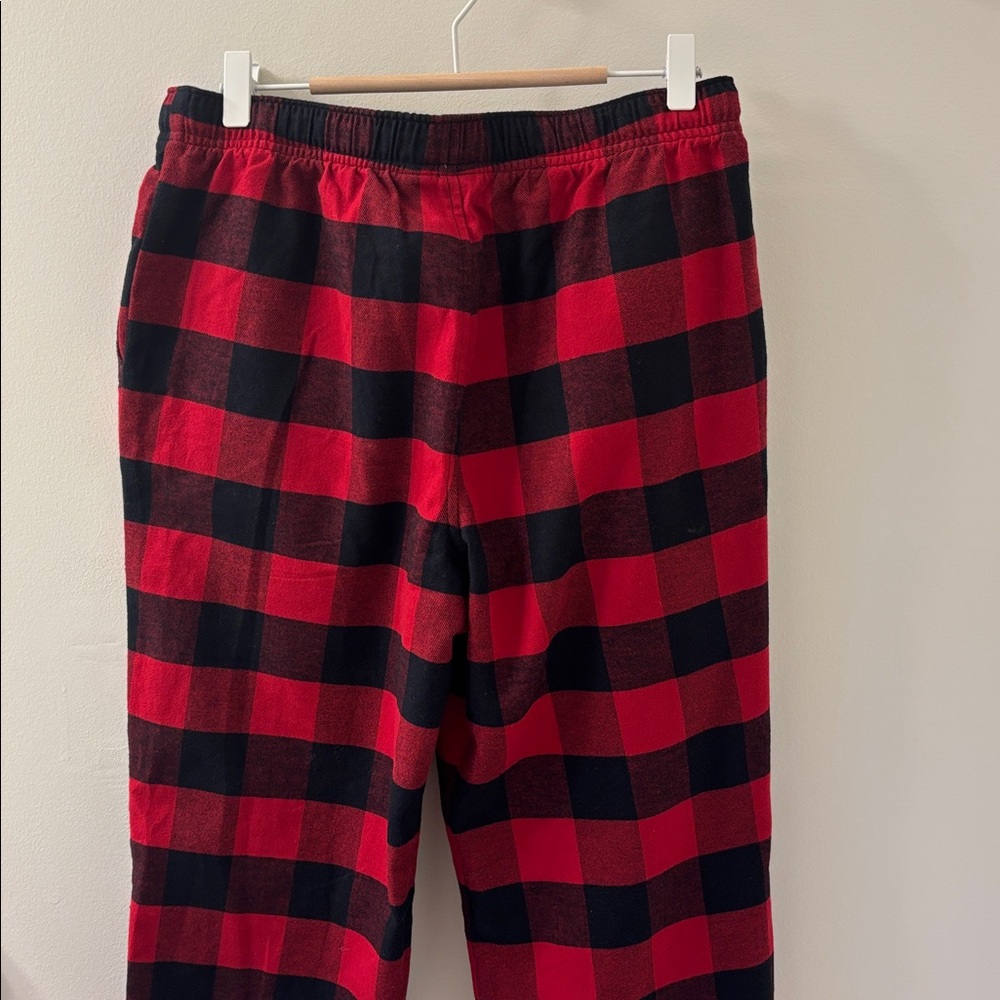 ROOTS Buffalo Plaid Flannel Pants, Sz S. EUC - Picture 6 of 13